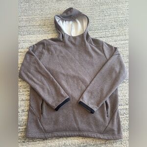 FLX Men's Brown Pull Over Hoodie